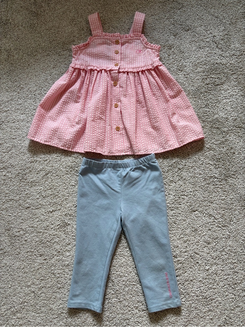 Calvin Klein jeans girls  Top and legging set 5 year